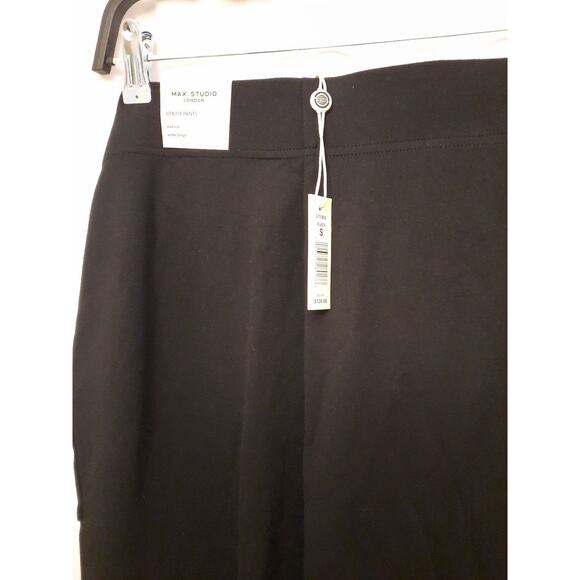 Max Studio London S Nwt Black Utility Pants Msrp $128 mid-rise ankle length - Picture 7 of 8